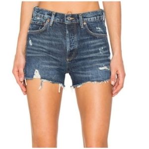 🆕AGOLDE Jaden High Rise Cut Off Short-31